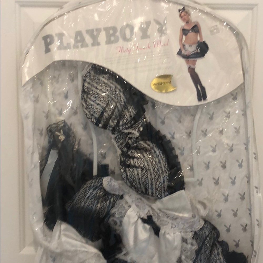 Playboy Flirty French Maid Halloween Costume